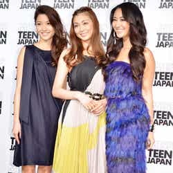 左から:絵美里、押切もえ、神山まりあさん