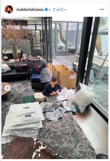 滝沢眞規子Instagramより