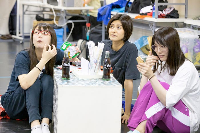 舞台「夕」稽古の様子 (提供写真)