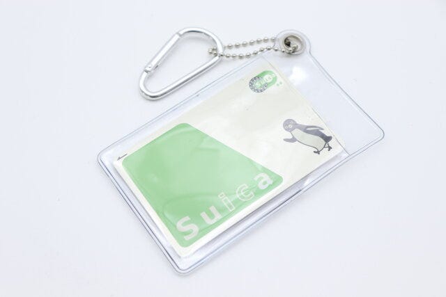 ダイソー IDケース(クリア、乳白、黒) ダイソーのSuicaが入るIDケース(クリア、乳白、黒)
