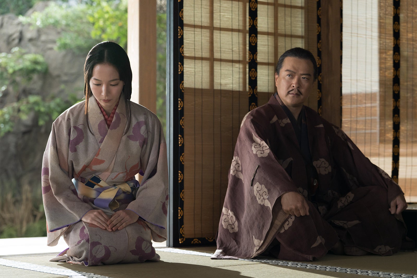 吉岡里帆、田中哲司「豊臣兄弟！」第12話（C）NHK