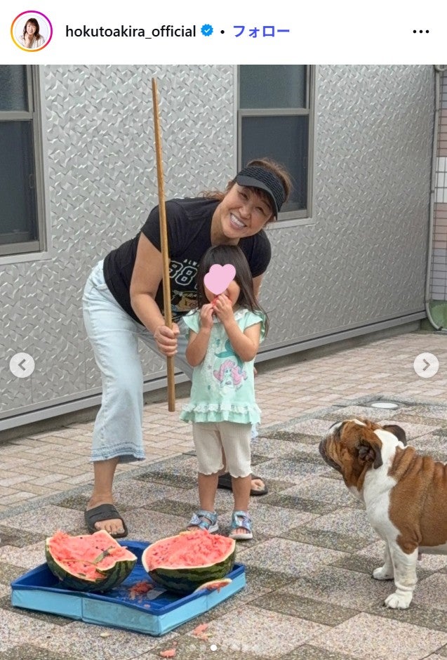 北斗晶Instagramより