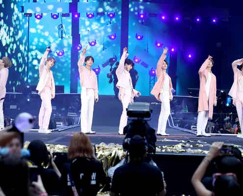 BTS、QUEENも立った“聖地”で初ライブ サプライズに号泣<ウェンブリー・スタジアム公演レポート>