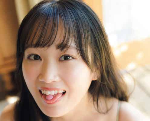 奥村梨穂、豊満バスト&上目遣いにドキッ