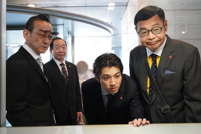 吹越満、中村梅雀、山田裕貴、田口浩正(C)テレビ朝日