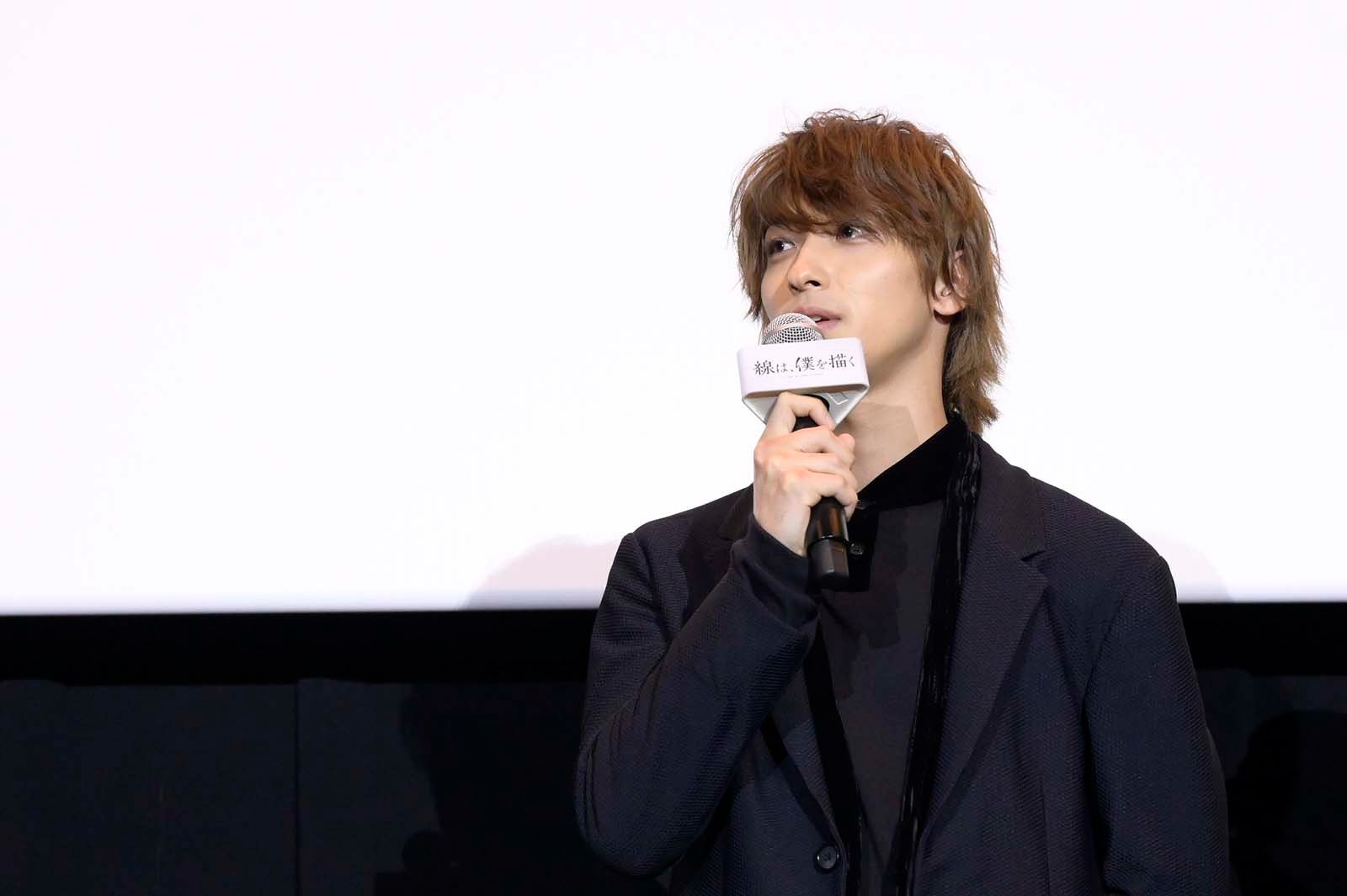 横浜流星 （C）砥上裕將／講談社（C）2022映画「線は、僕を描く」製作委員会