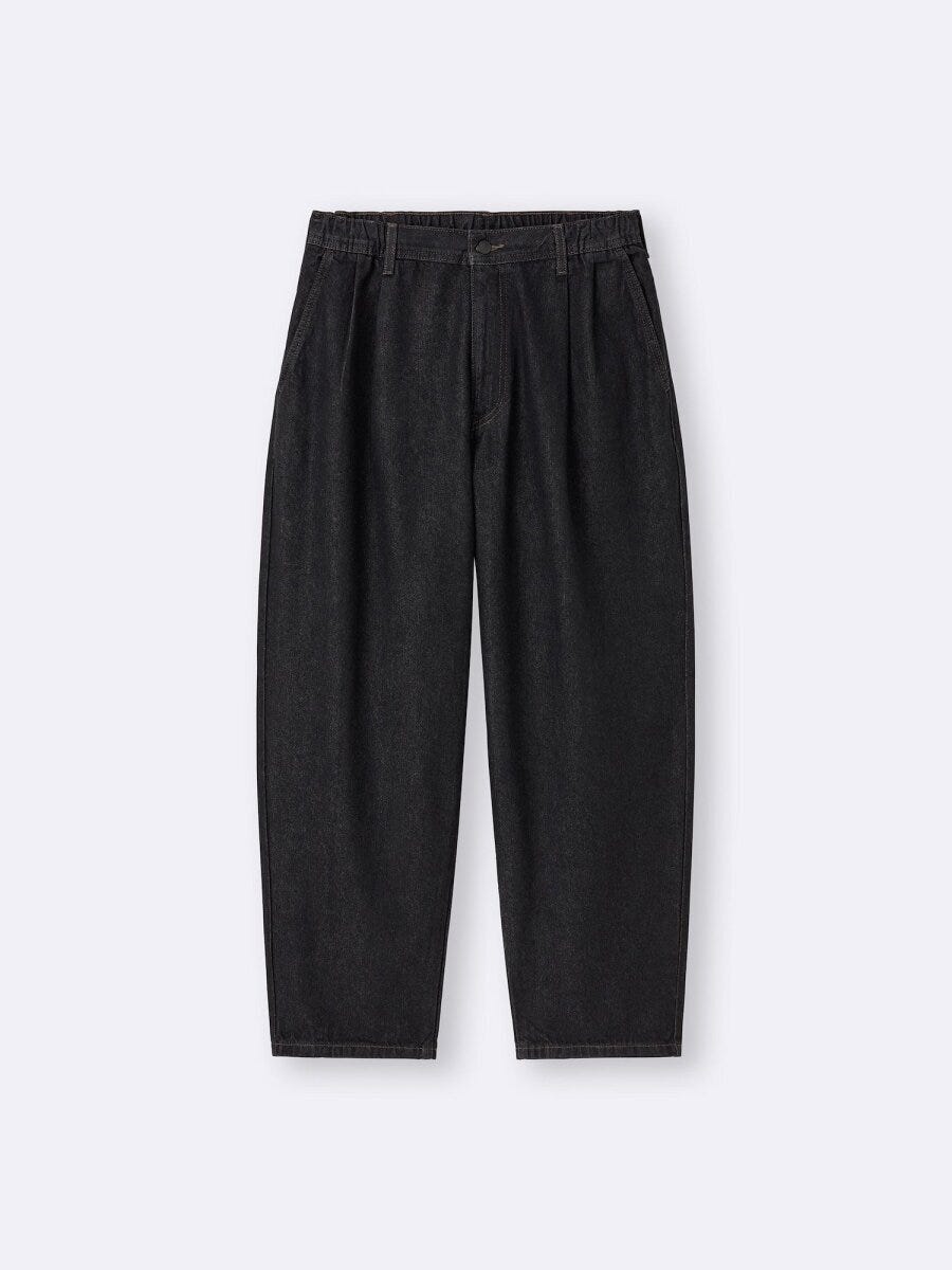 2026gu大人女性おすすめ春デニムキャロットパンツ