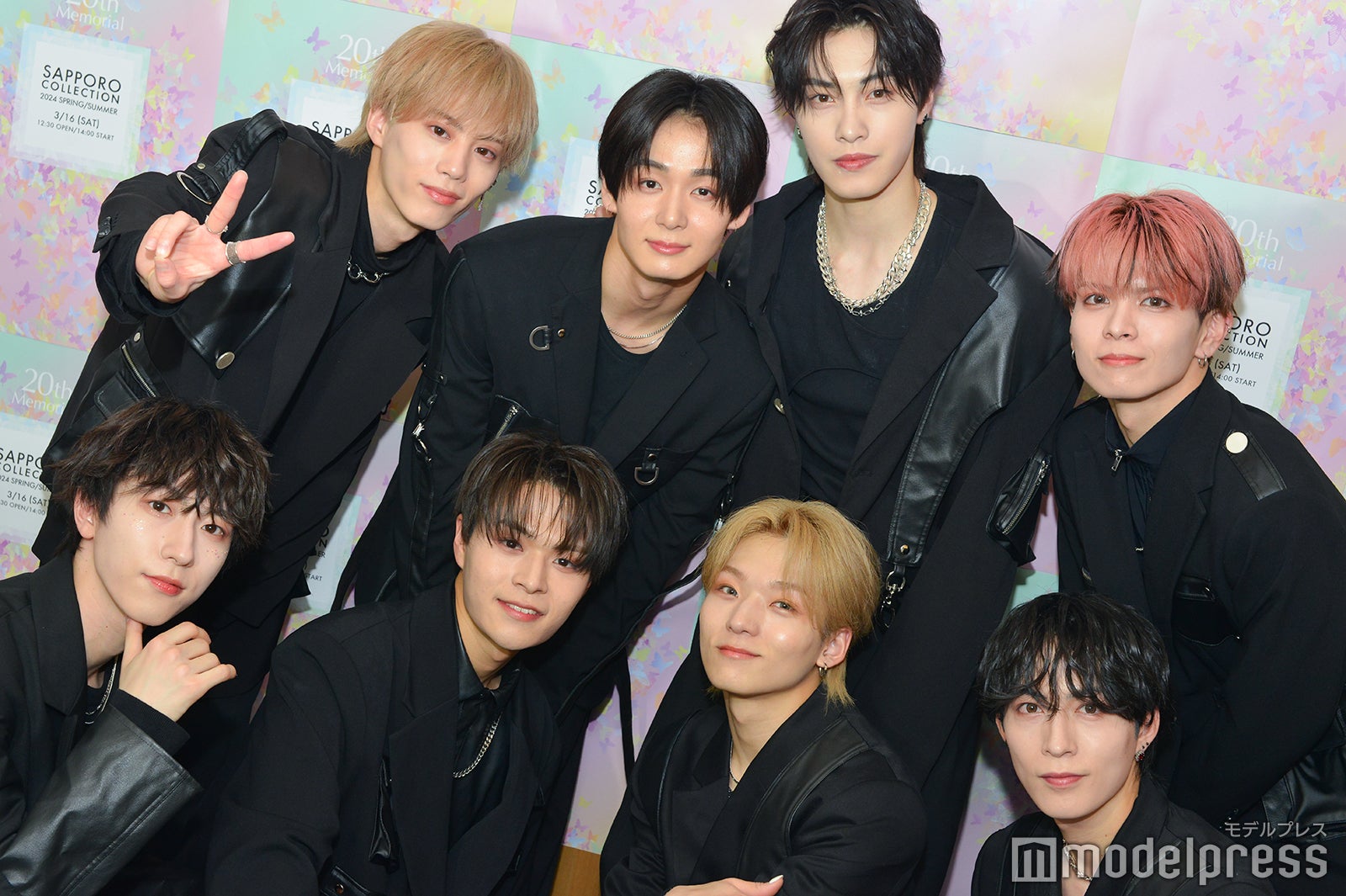 OCTPATH（左上から時計回りに）小堀柊、太田駿静、西島蓮汰、栗田航兵、高橋わたる、古瀬直輝、海帆、四谷真佑（C）モデルプレス