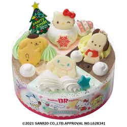 クリスマス サンリオキャラクターズ スノーパレット（C）2021 SANRIO CO．，LTD.APPROVAL NO．L628341