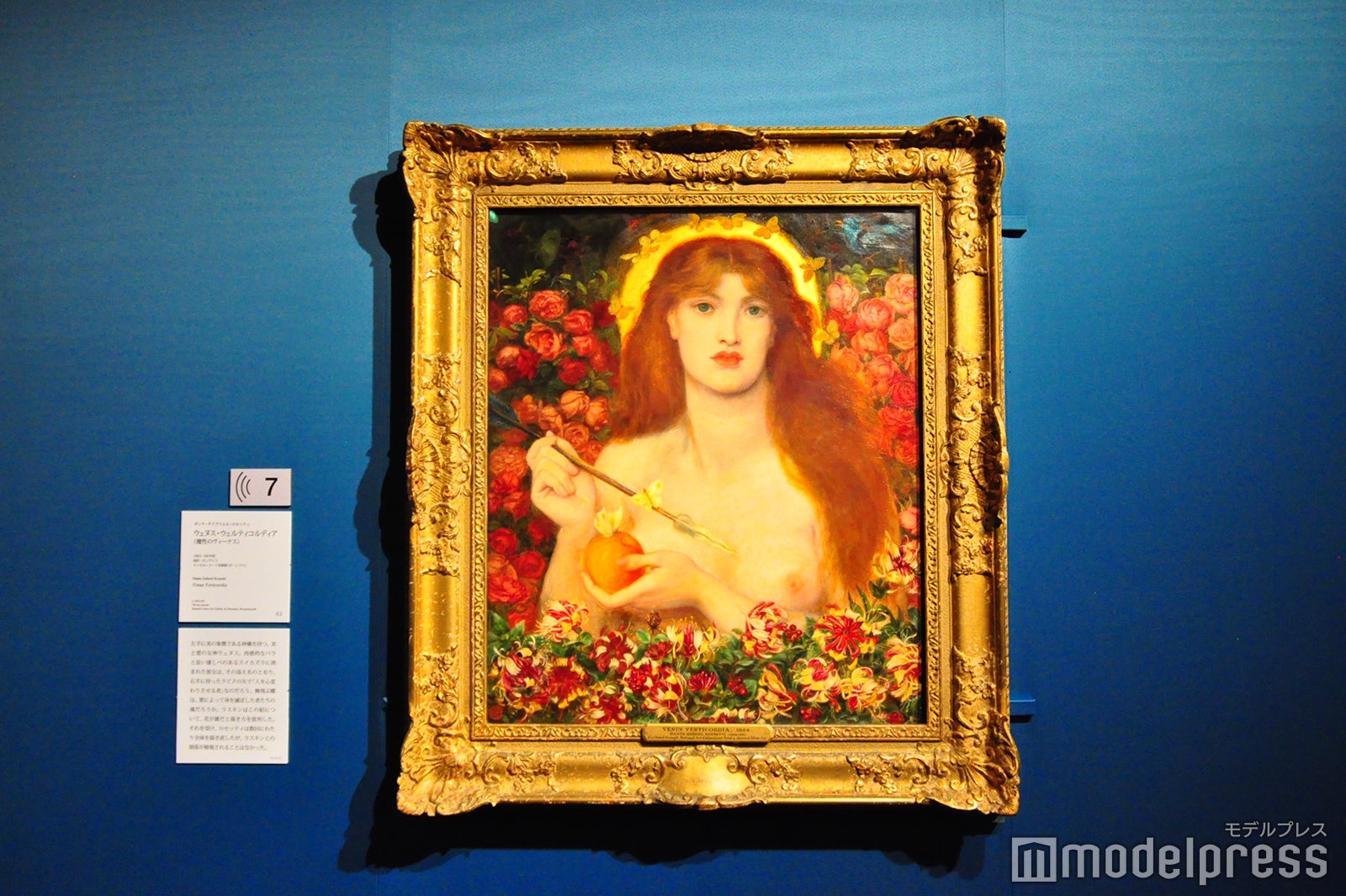 ダンテ・ゲイブリエル・ロセッティ《ウェヌス・ウェルティコルディア（魔性のヴィーナス）》1863-68年、油彩、カンヴァス ラッセル＝コーツ美術館（C）モデルプレス