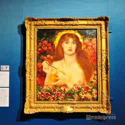 ダンテ・ゲイブリエル・ロセッティ《ウェヌス・ウェルティコルディア（魔性のヴィーナス）》1863-68年、油彩、カンヴァス ラッセル＝コーツ美術館（C）モデルプレス