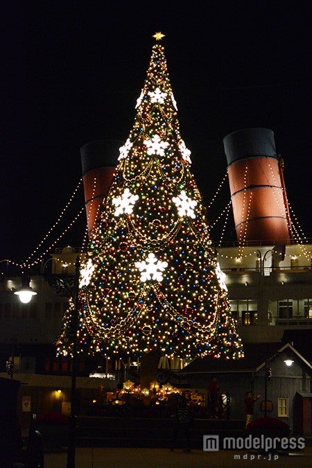 S．S．コロンビア号の前ツリー（夜）