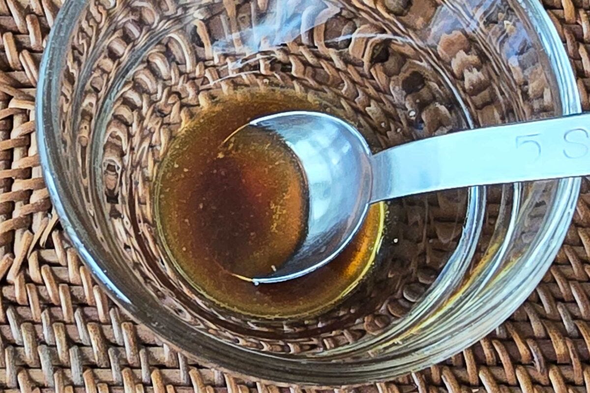 あまじょっぱいごま餅・調味料