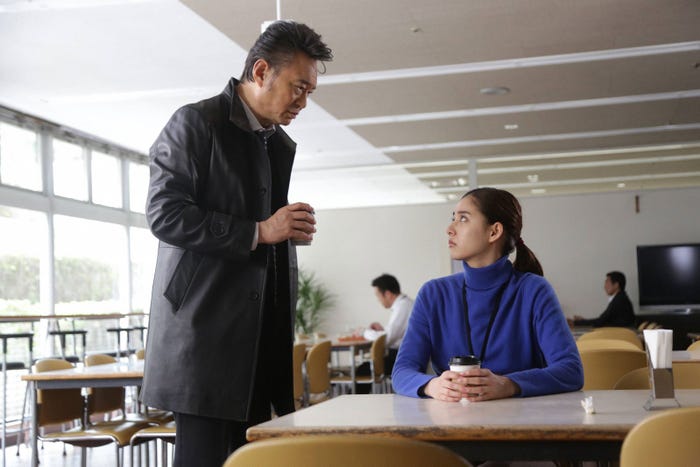 船越英一郎・新木優子/「トレース~科捜研の男~」第9話より(C)フジテレビ