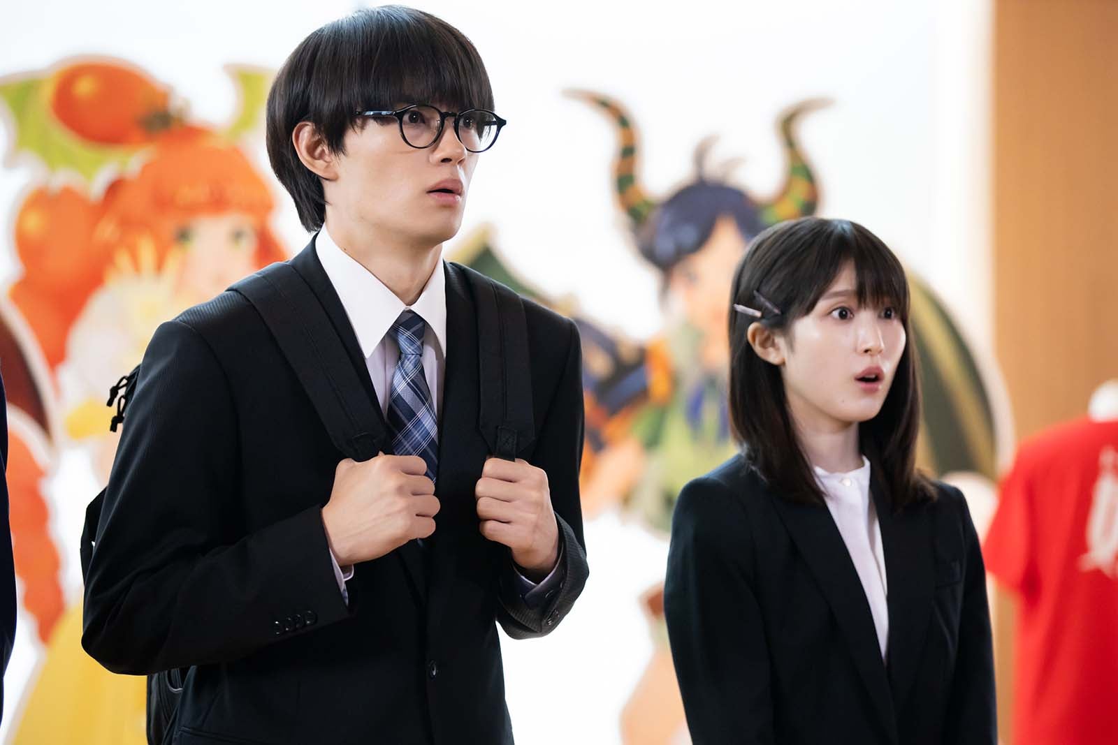 佐野勇斗、福本莉子「トリリオンゲーム」第2話より（C）TBS／撮影：高橋裕子