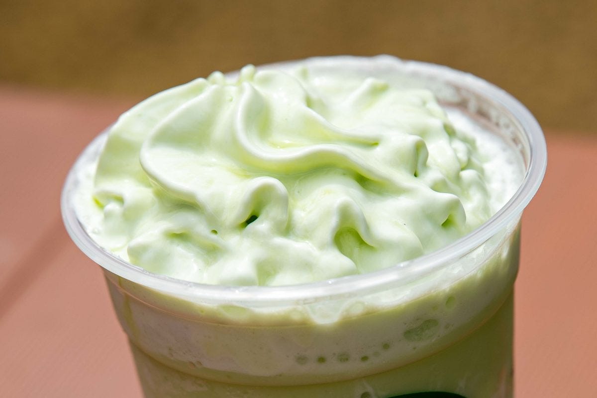 スターバックス・メロンフラペチーノ