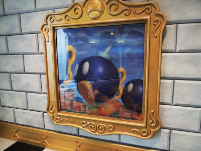 壁の絵画は他エリアへ移動するワープの役割を果たしています