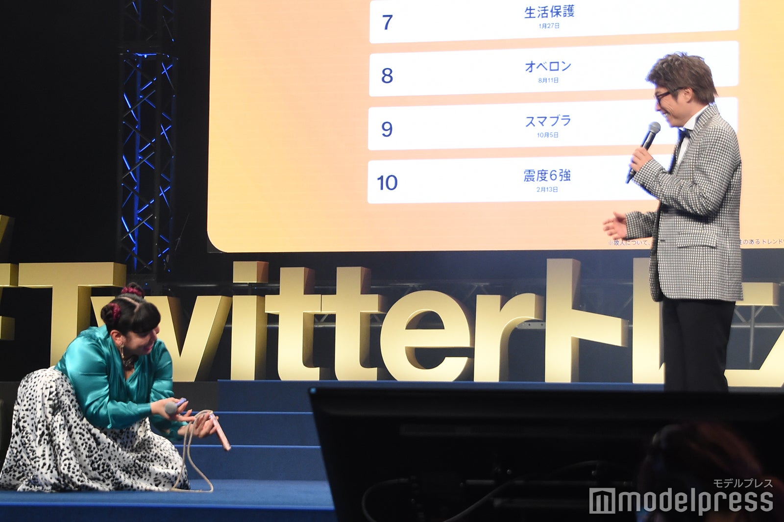 田村淳を撮影するゆめっち （C）モデルプレス