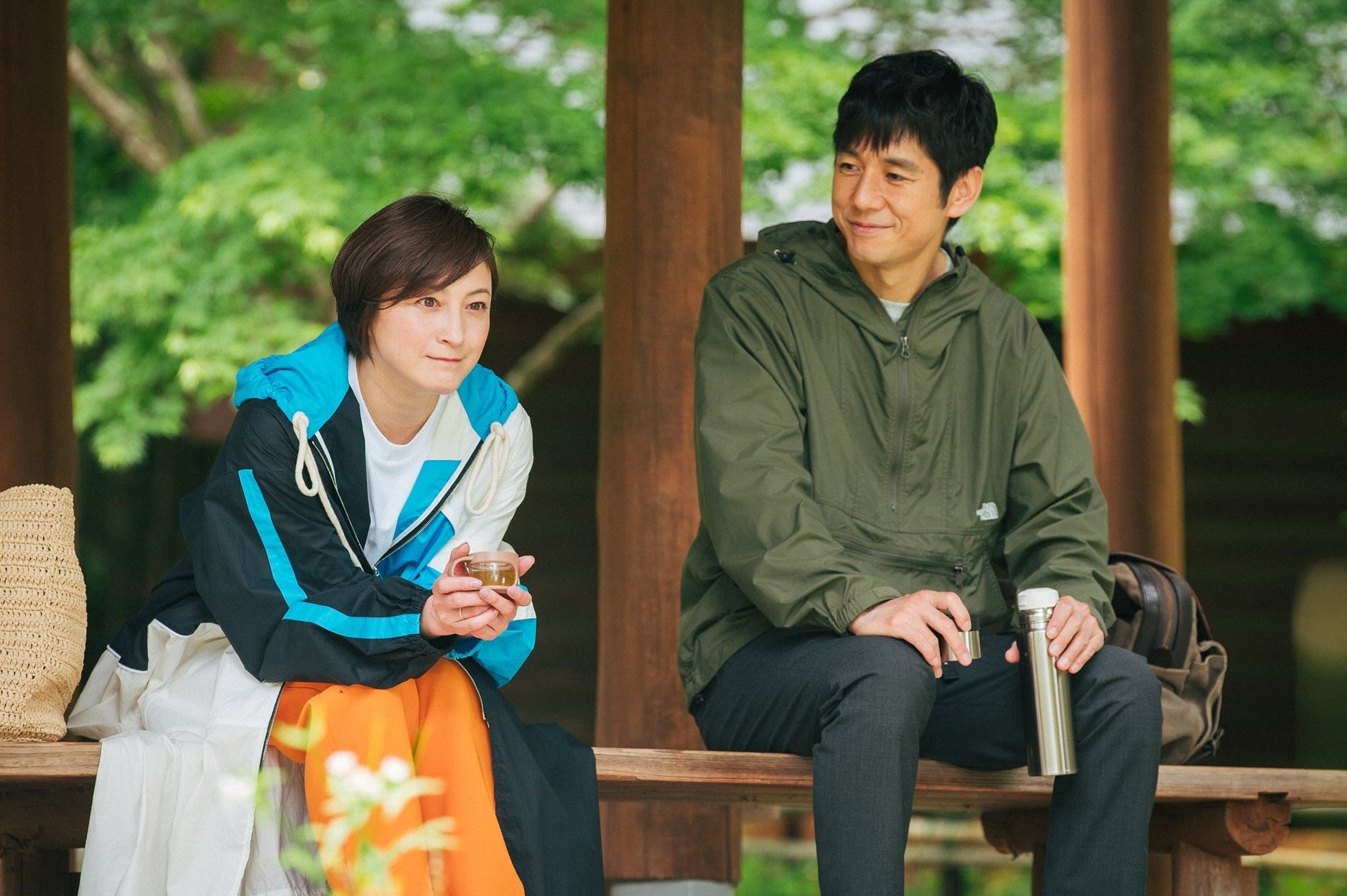 広末涼子、西島秀俊／「ユニコーンに乗って」第2話より（C）TBS