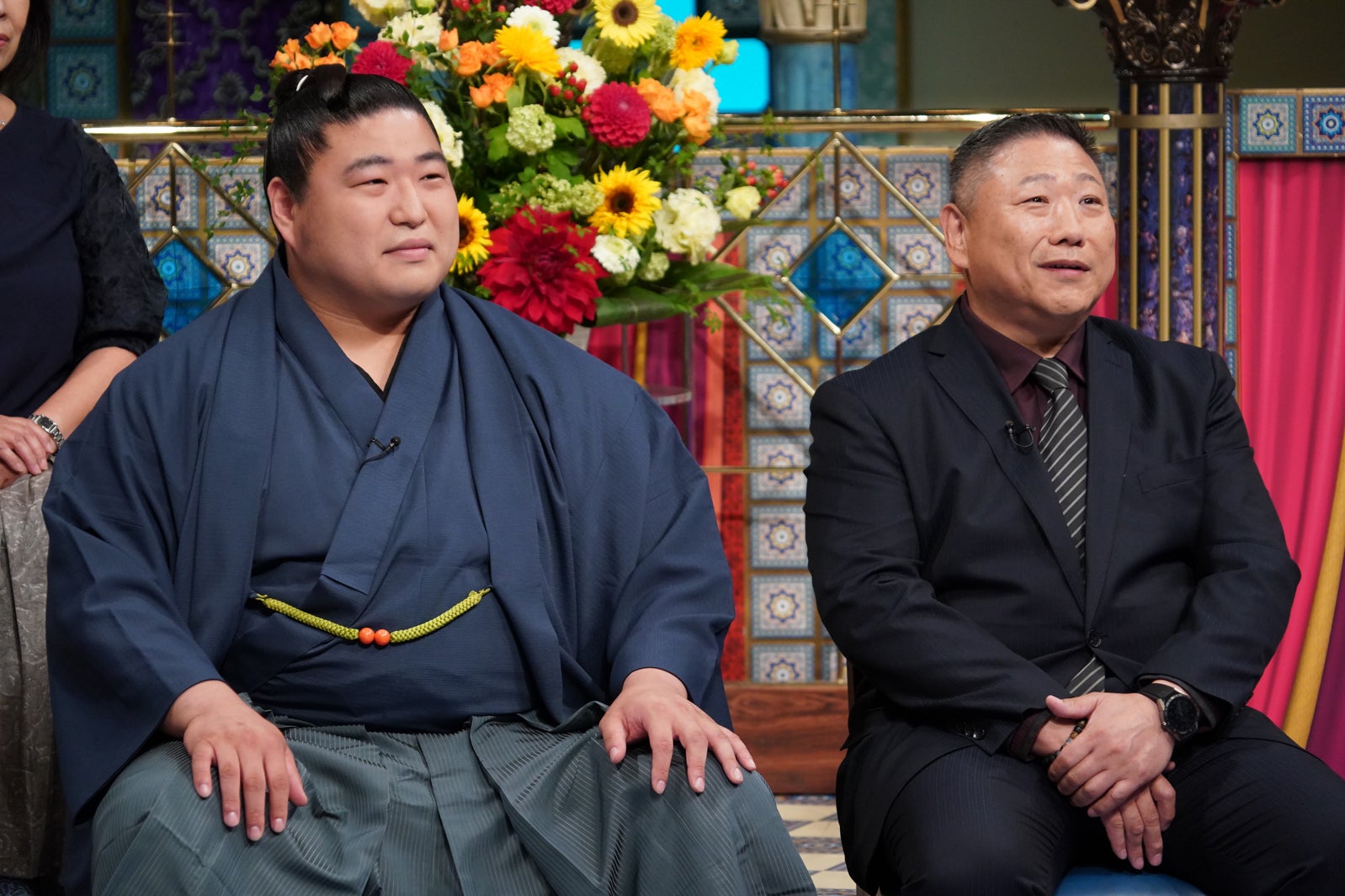 若元春、大波政志さん（C）日本テレビ