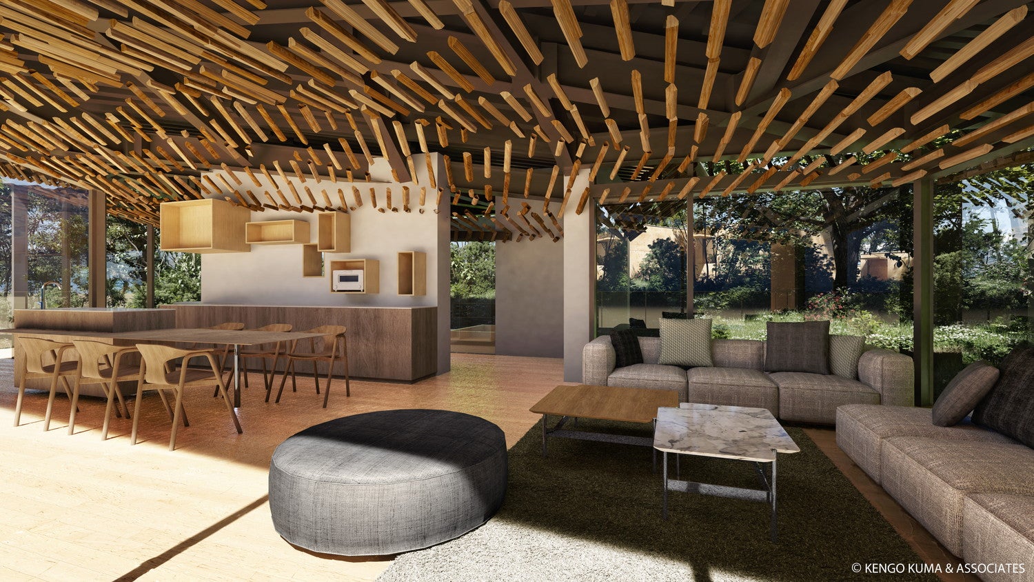 ヴィラ棟「Villa suite／ヴィラ スイート」（イメージ）（提供画像）