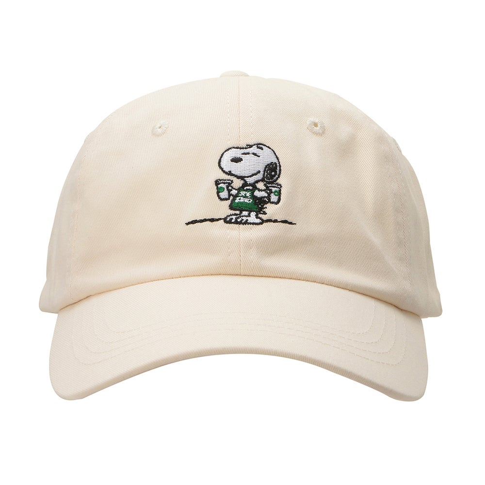 PEANUTS ベースボールキャップ ¥3,900（C）2025 Peanuts Worldwide LLC