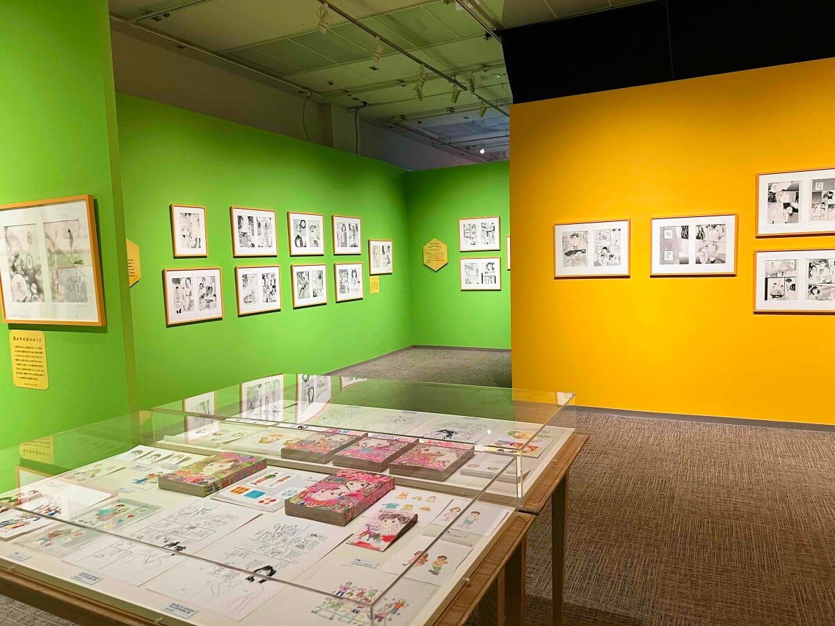 会場内には、描きおろし作品を含む約250点が展示