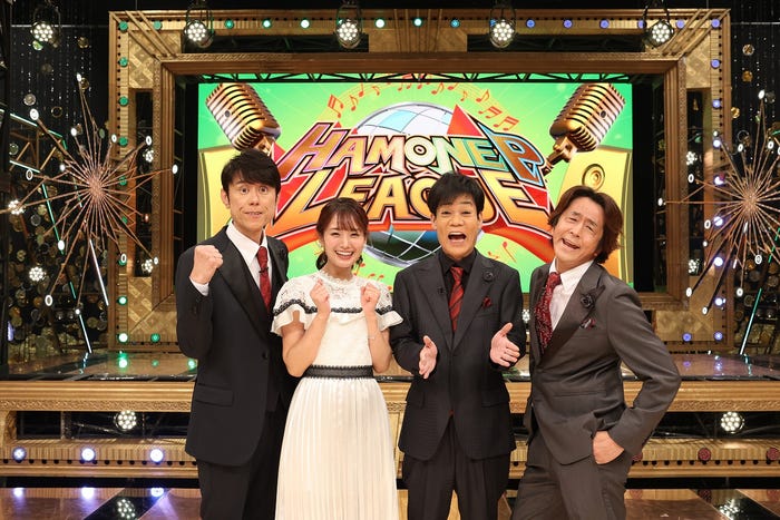 (左から)原田泰造、井上清華、名倉潤、堀内健(C)フジテレビ