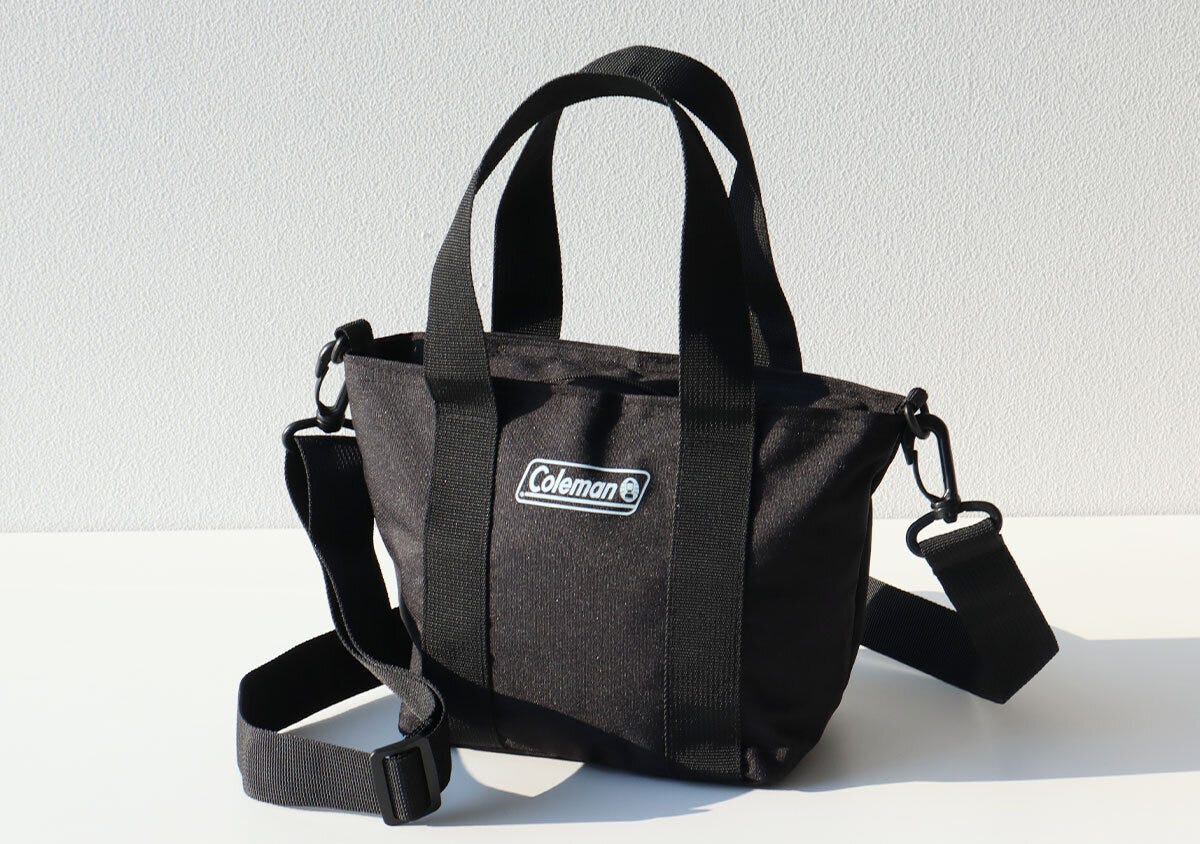 宝島社 雑誌付録 オトナミューズ4月号 Coleman(コールマン)着脱可能なショルダーストラップ付きミニトート 宝島社雑誌付録のオトナミューズ4月号のColeman(コールマン)着脱可能なショルダーストラップ付きミニトート1