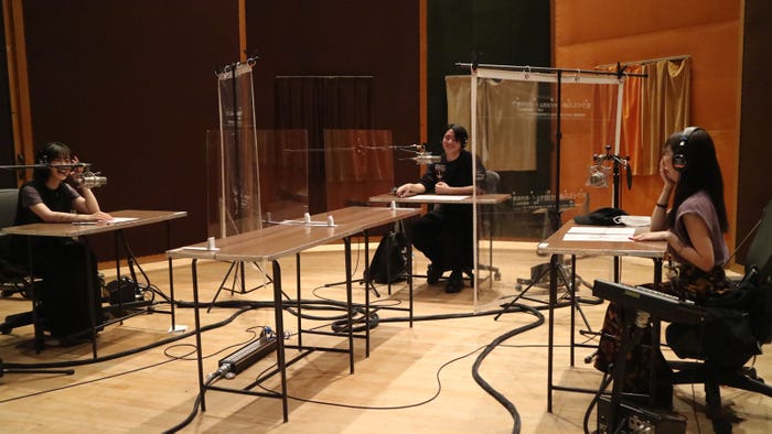 (左から)森七菜、中村歌之助、甲田まひる(C)NHK