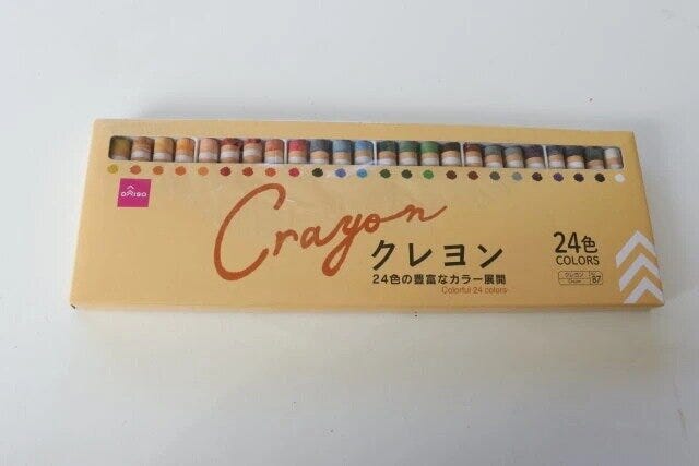 ダイソー　クレヨン（24色）　パッケージ