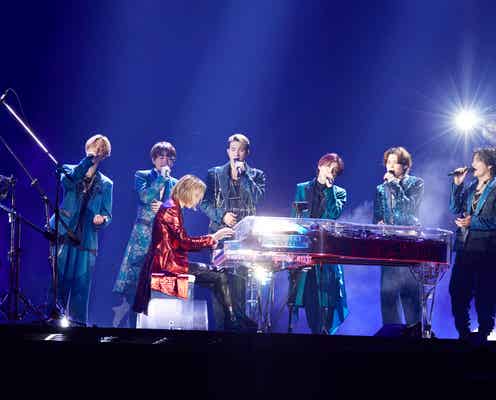 YOSHIKI、SixTONES初東京ドーム公演にサプライズ登場 1年越しの“約束”実現