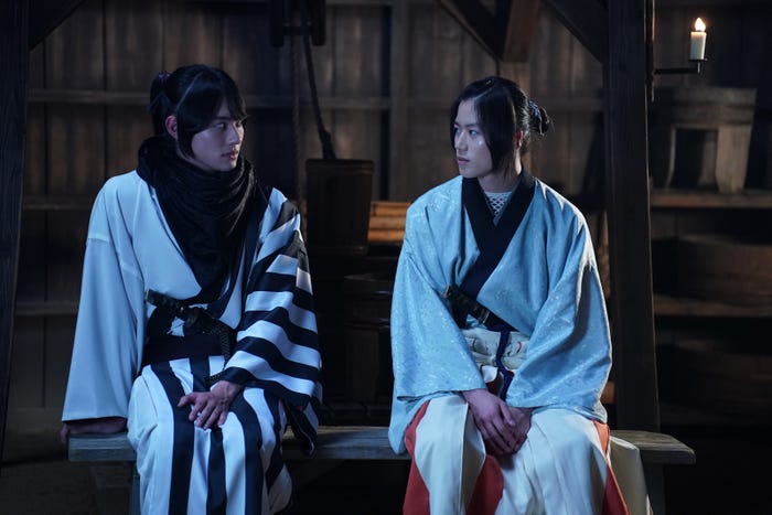 前田拳太郎、奥智哉「君とゆきて咲く~新選組青春録~」第17話より(C)テレビ朝日