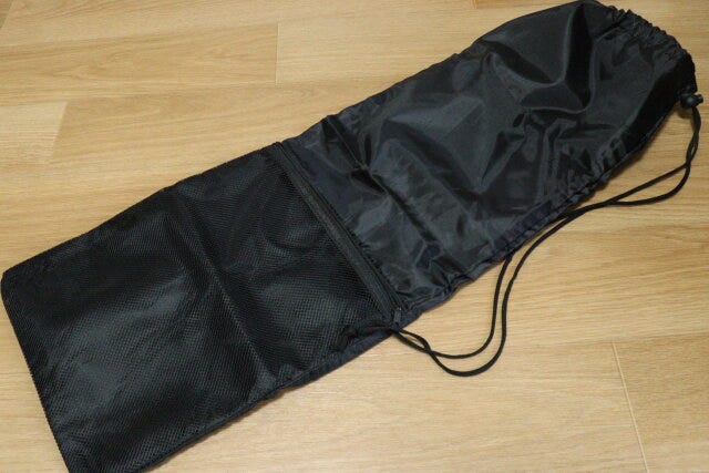 ダイソーの長いもの入れ巾着バッグ2