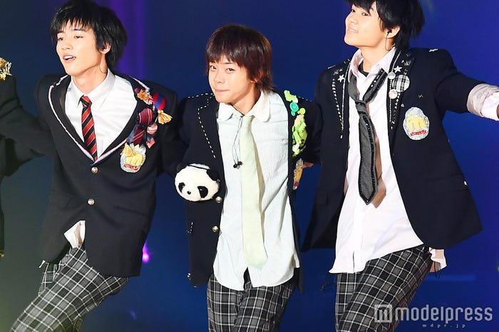 板垣瑞生、山崎悠稀、佐野勇斗(C)モデルプレス