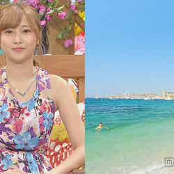 ボドルムの魅力に驚く様子を見せた佐野ひなこ/画像提供:TBS【モデルプレス】