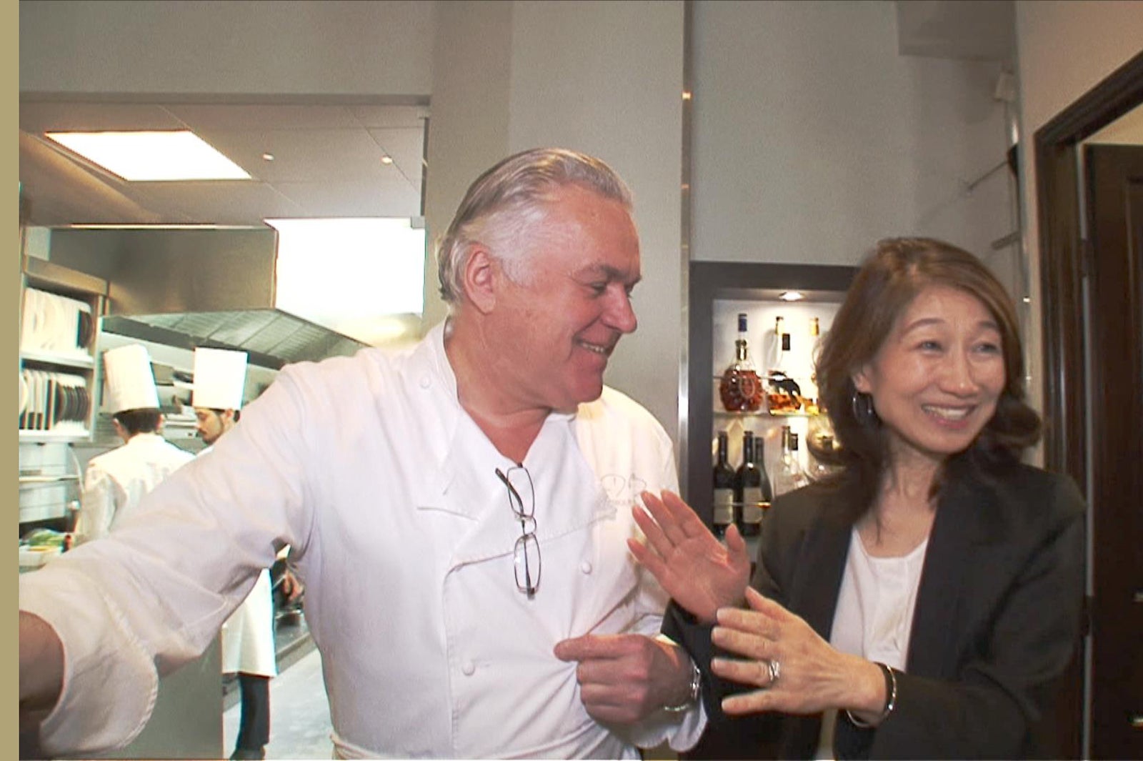 パリの日本人妻・ユリコ、夫・ドミニクさん／画像提供：毎日放送