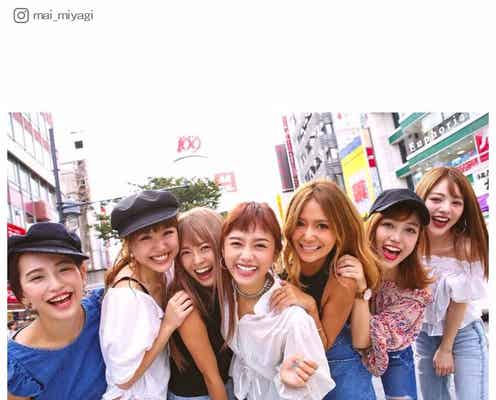 宮城舞、鈴木あや・ちぃぽぽら「Ranzuki」OGモデルと集合ショット ファンから歓喜の声「豪華メンバー」「最強」