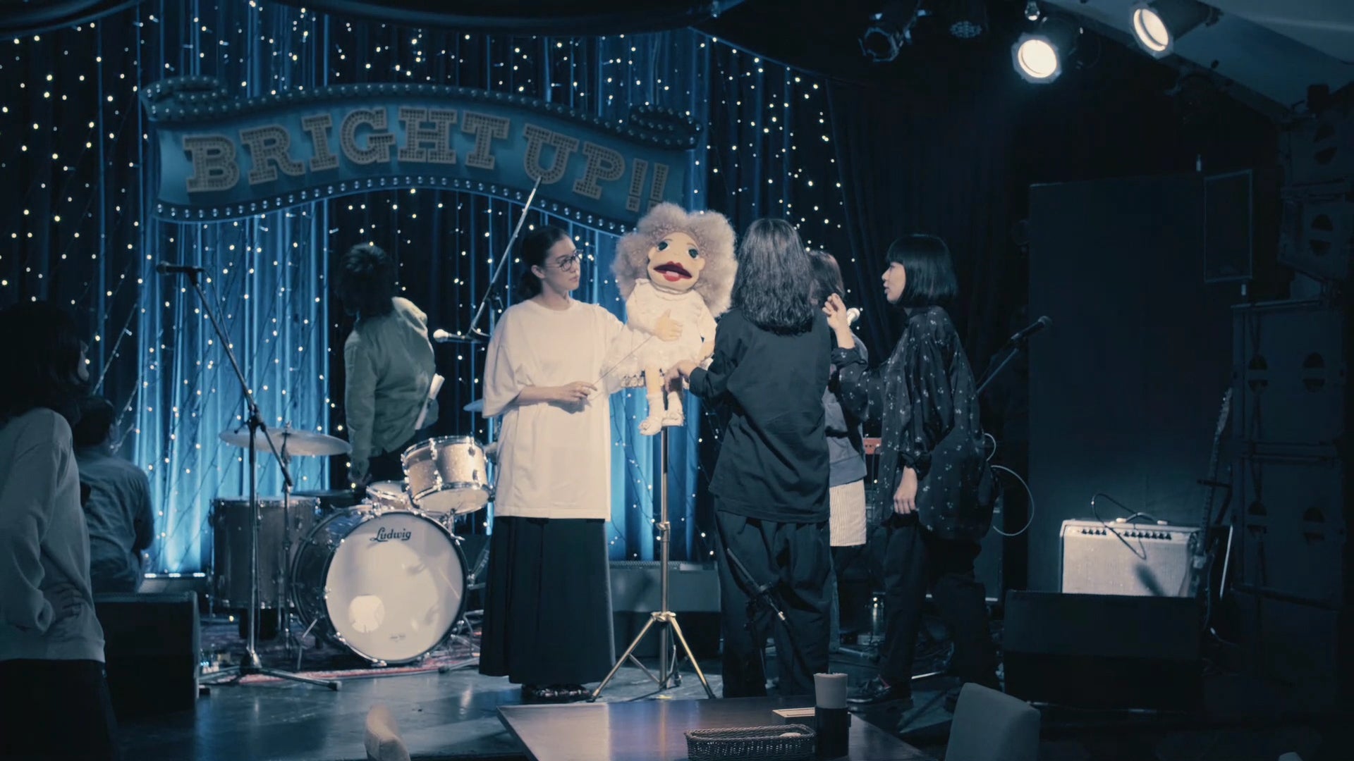 練習を重ねた初挑戦のパペット