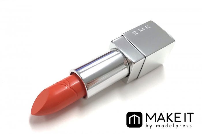 RMK/RMK リップスティック コンフォート ブライトリッチ/04 オレンジコーラル 使用C)モデルプレス