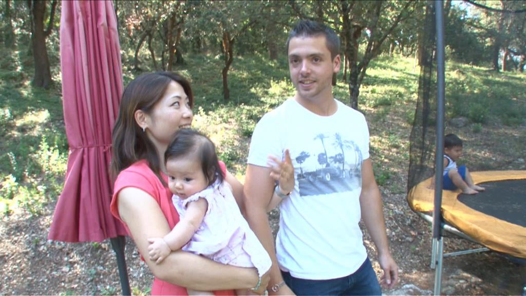 プロヴァンスの日本人妻・ケイコさん家族／画像提供：毎日放送