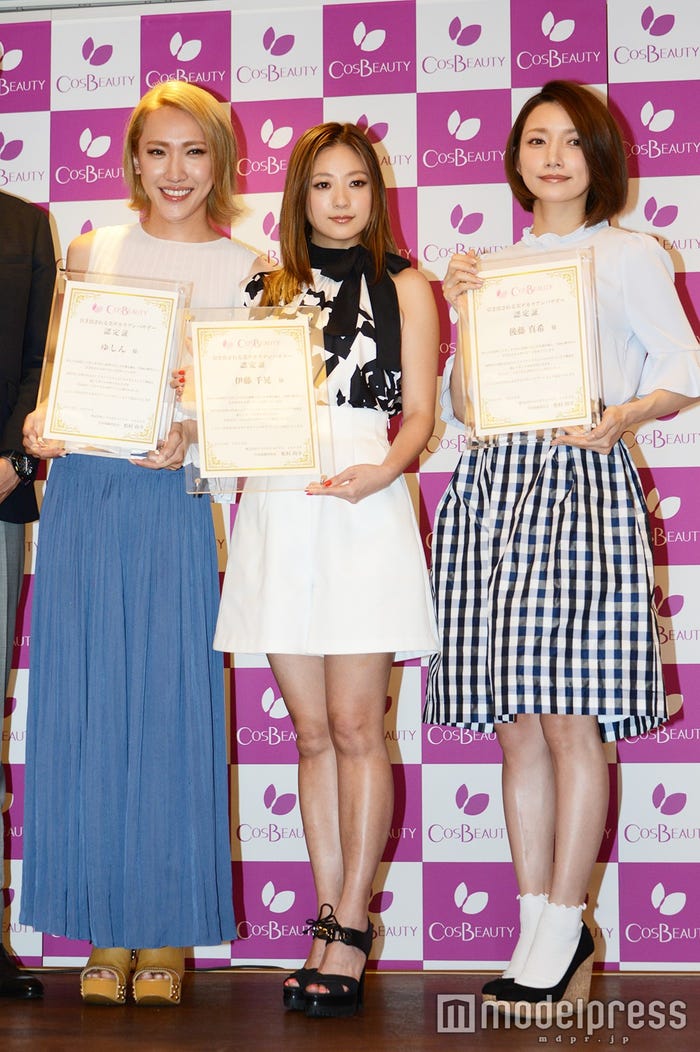 (左から)ゆしん、伊藤千晃、後藤真希(C)モデルプレス