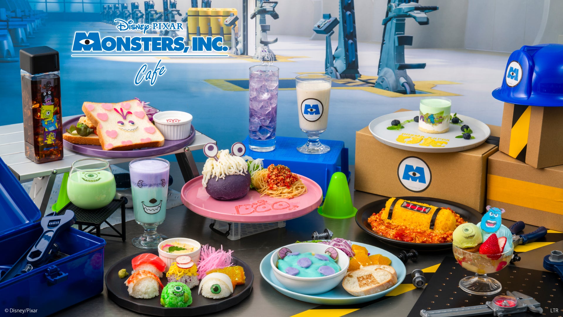 「モンスターズ・インク」公開25周年記念スペシャルカフェが表参道に登場 個性溢れるフォトジェニックメニュー多数