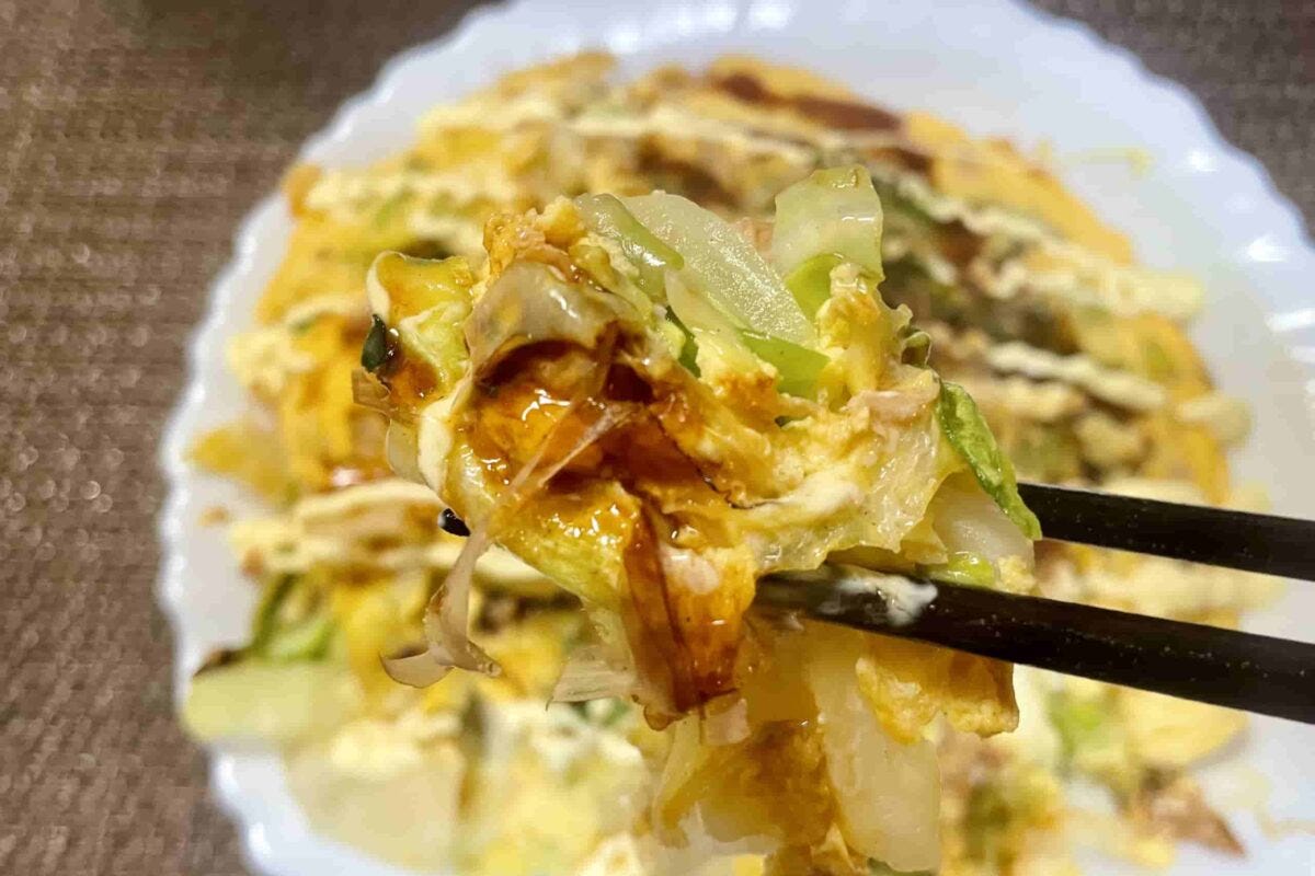 超痩せキャベツ焼き