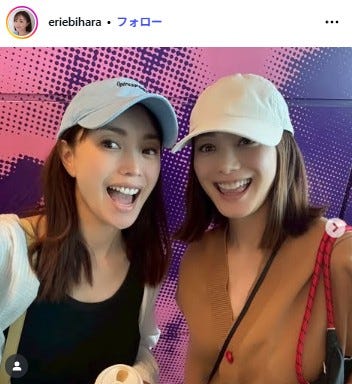 蛯原英里 Instagramより