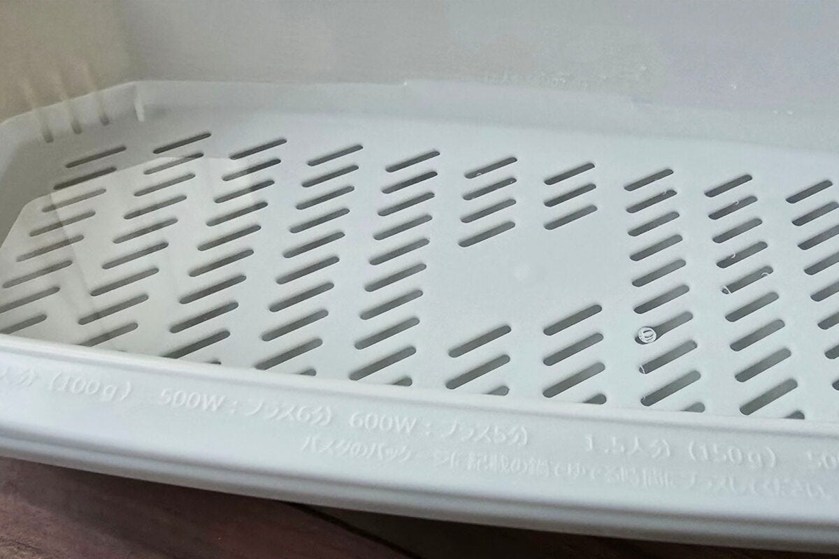 電子レンジでパスタメーカー・水