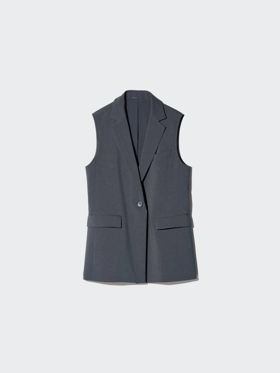 2026春ユニクロ大人女性おすすめテーラードジレ