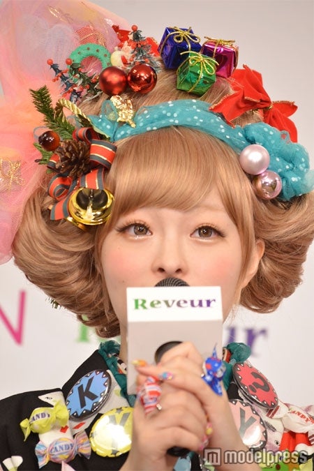 重量感のあるヘア