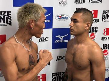 亀田京之介VSエルナンデス、注目の世界ランカー対決は計量クリア 亀田ジム移籍初戦の佐野遥渉はまさかの体重超過