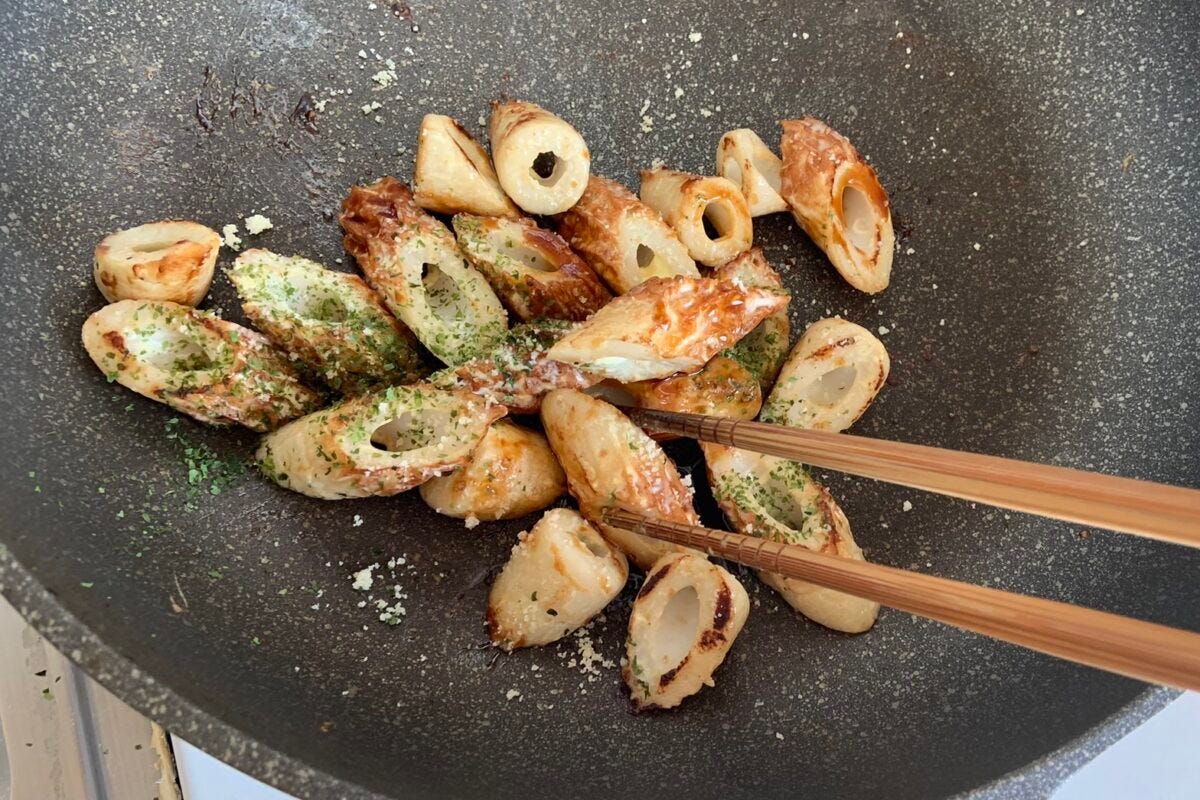 揚げない磯辺揚げ